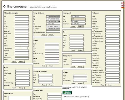 Online Omregner
